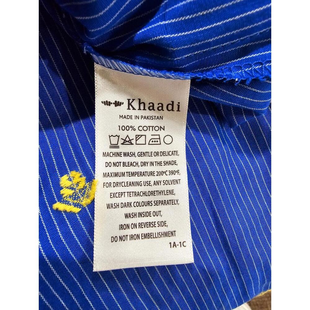100% Cotton Khaadi Kurta Tunic - Size 10 - Picture 4 of 4